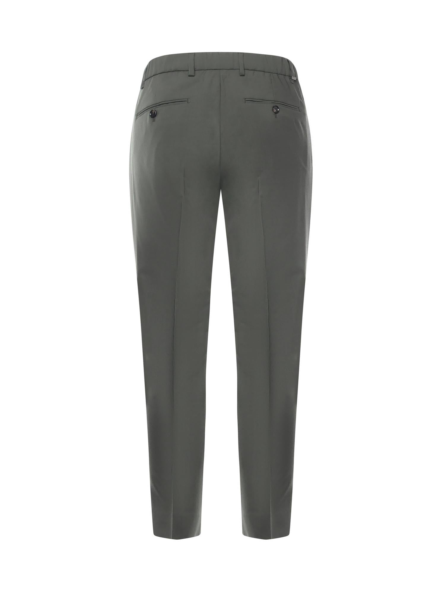 Pantaloni in gabardine di misto lana RICCARDO CC REGULAR MTVERDE BE ABLE 