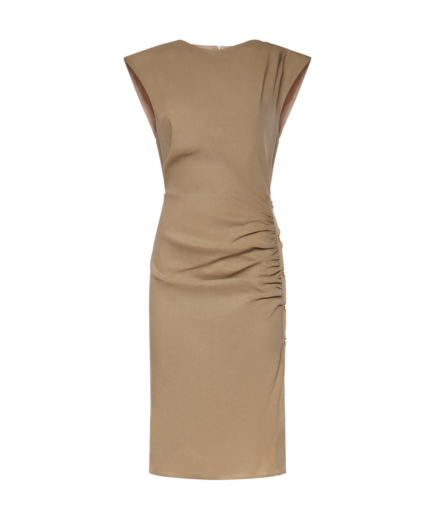 Abito longuette in lino 106521 A34ID41 PINKO 