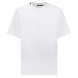 T-shirt in cotone con patch logo G8PN9T FU7EQW0800 DOLCE & GABBANA 