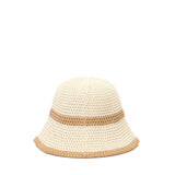 Cappello Angelica<BR/><BR/> 73CA90801 ANGELICANATURALE/CUOIO V° 73 