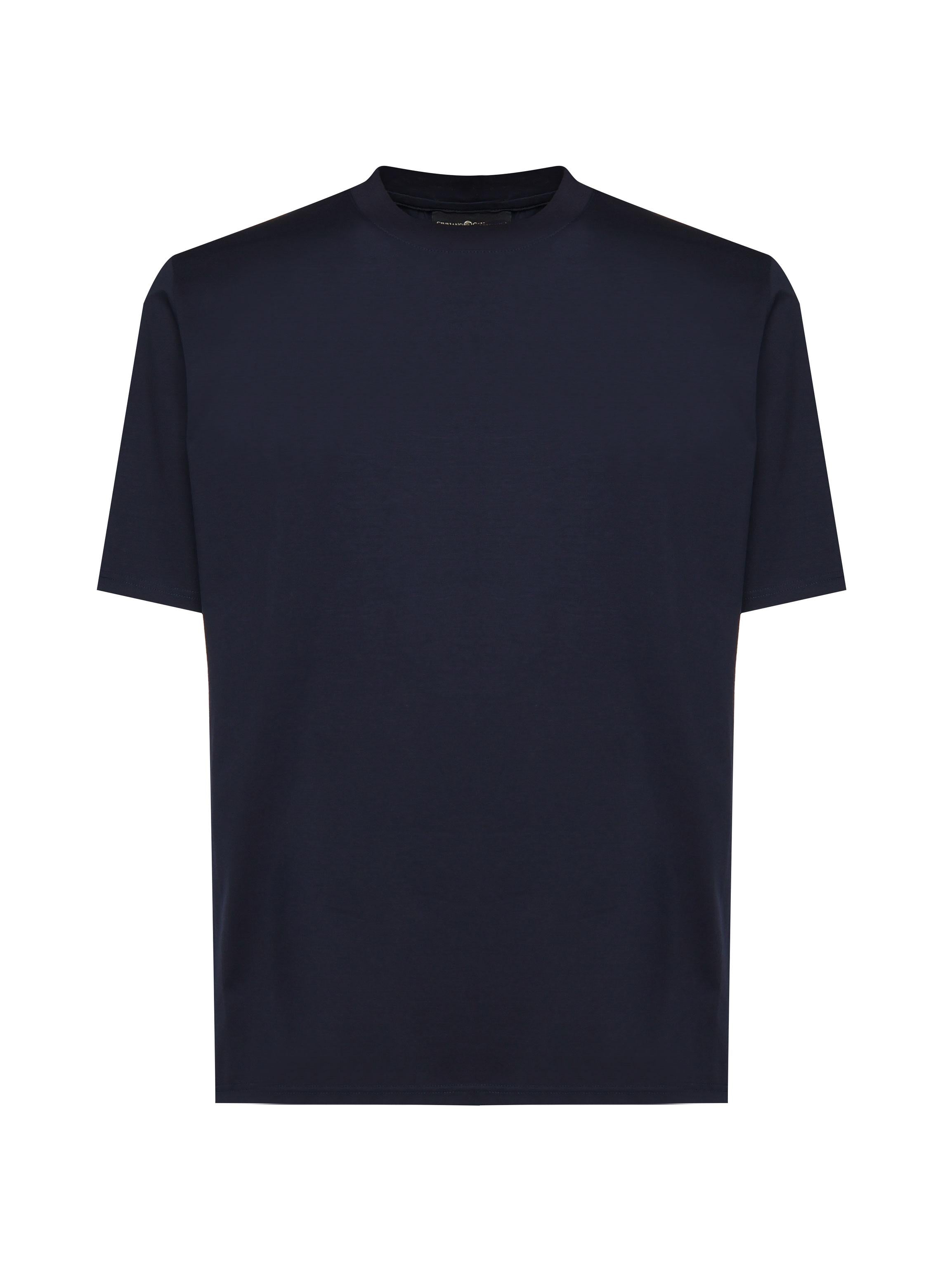 T-shirt Vice in cotone premium VICE BLU GIULIANO GALIANO 