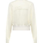 Maglione con logo ricamato 25HSWW00632AK00299 110 JACQUEMUS 