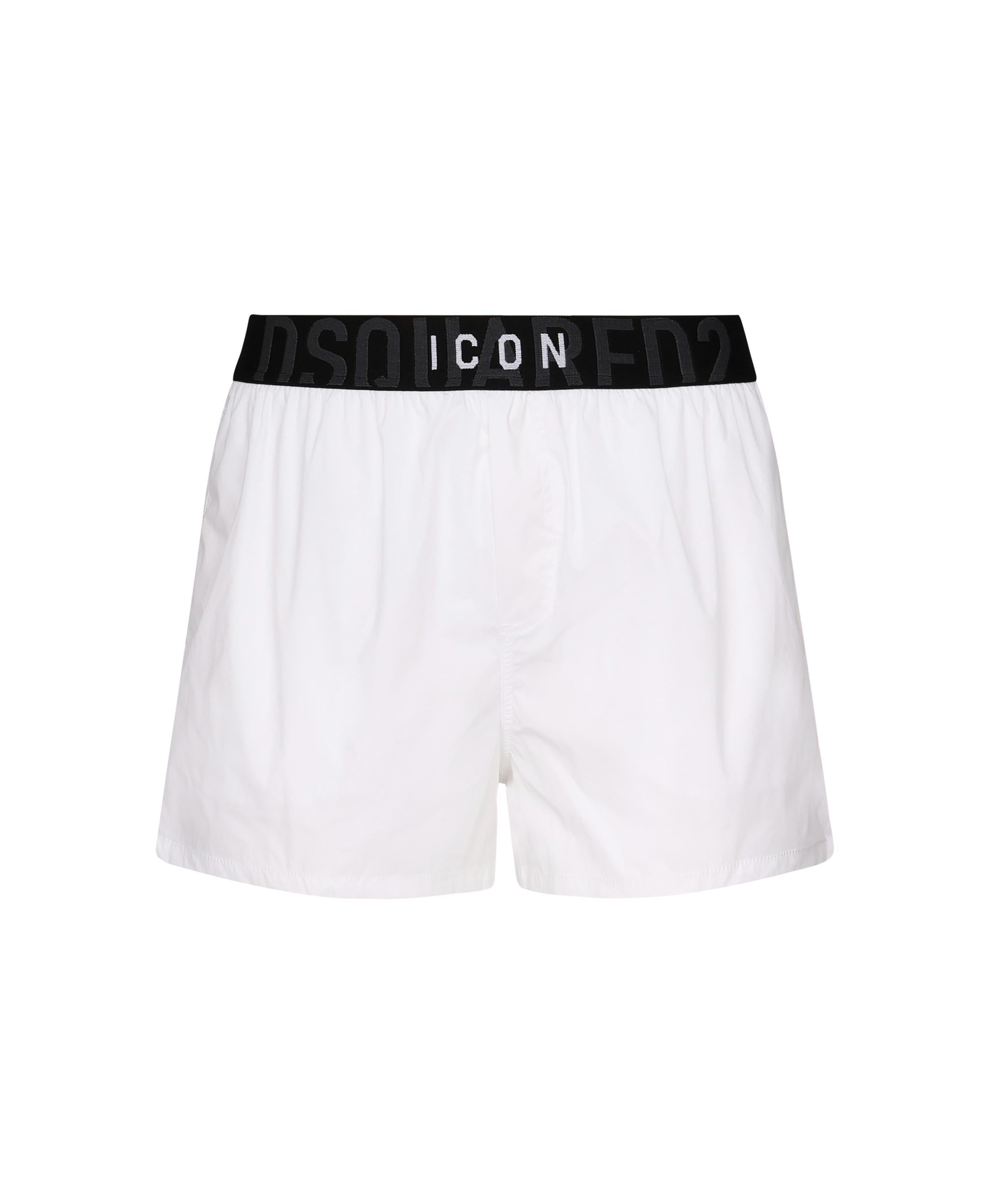 Boxer midi con logo D7B646260 100 DSQUARED2 