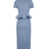 Abito midi in maglia RS26106M BL SELF-PORTRAIT 