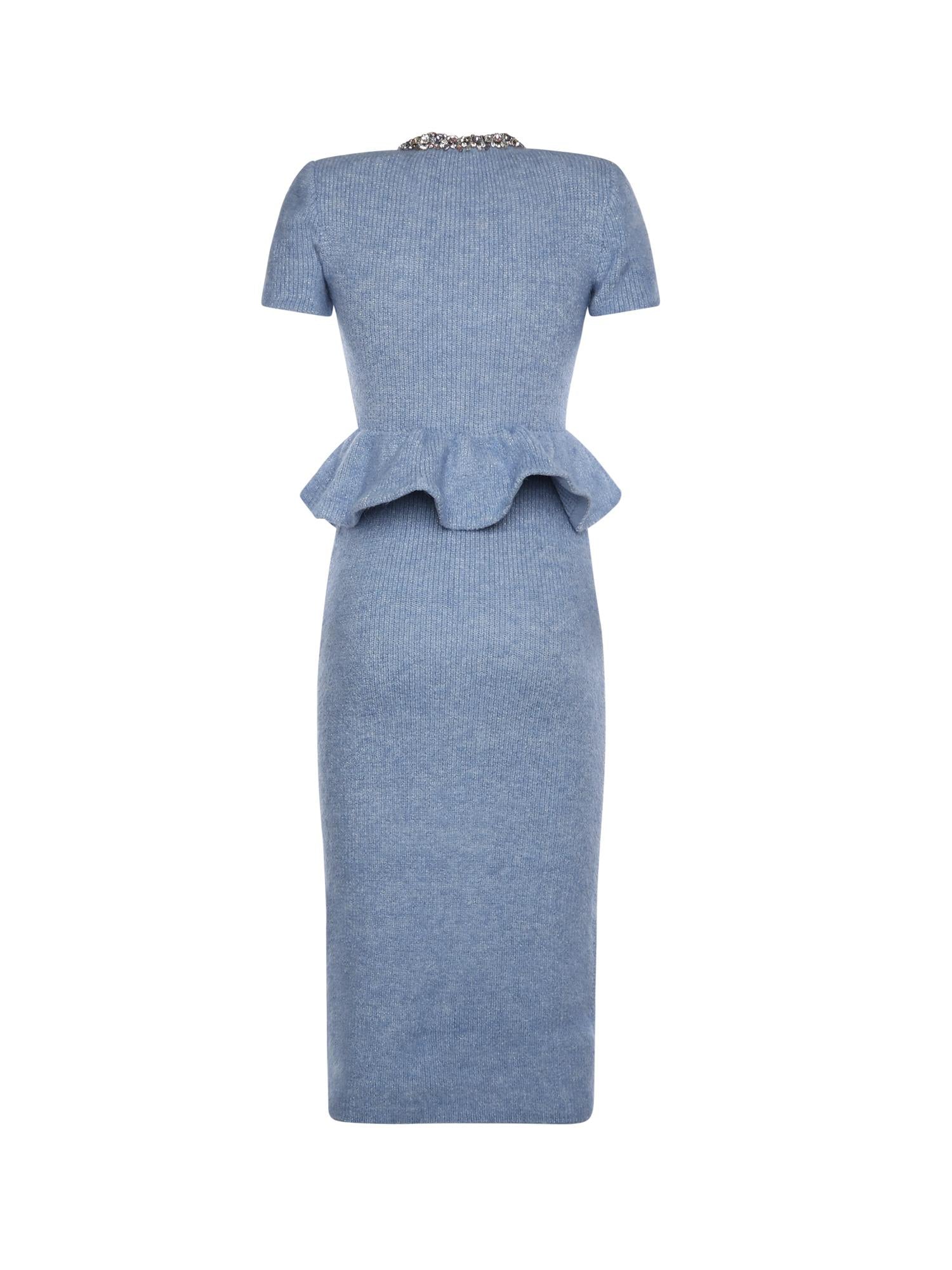 Abito midi in maglia RS26106M BL SELF-PORTRAIT 