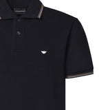 Polo in cotone con logo AF23090 EM004607UB118 EMPORIO ARMANI 