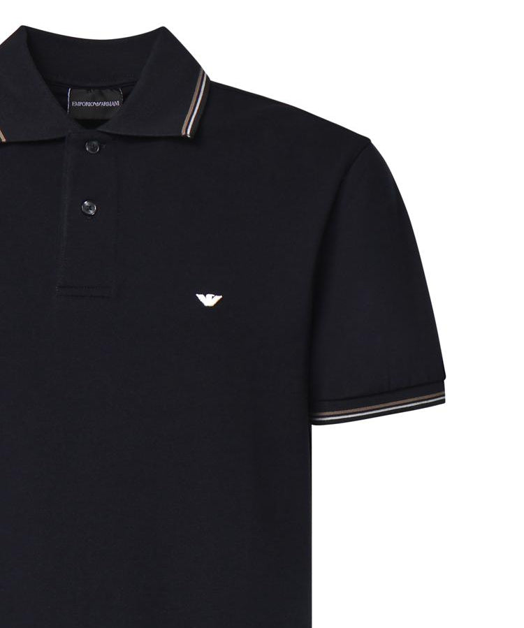 Polo in cotone con logo AF23090 EM004607UB118 EMPORIO ARMANI 