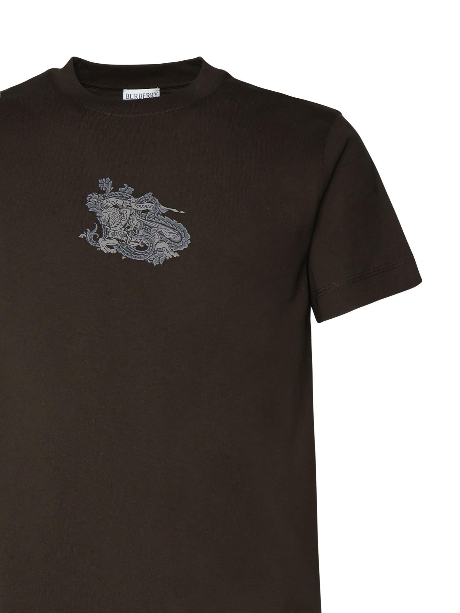 T-shirt in cotone 8097878 C1423 BURBERRY 