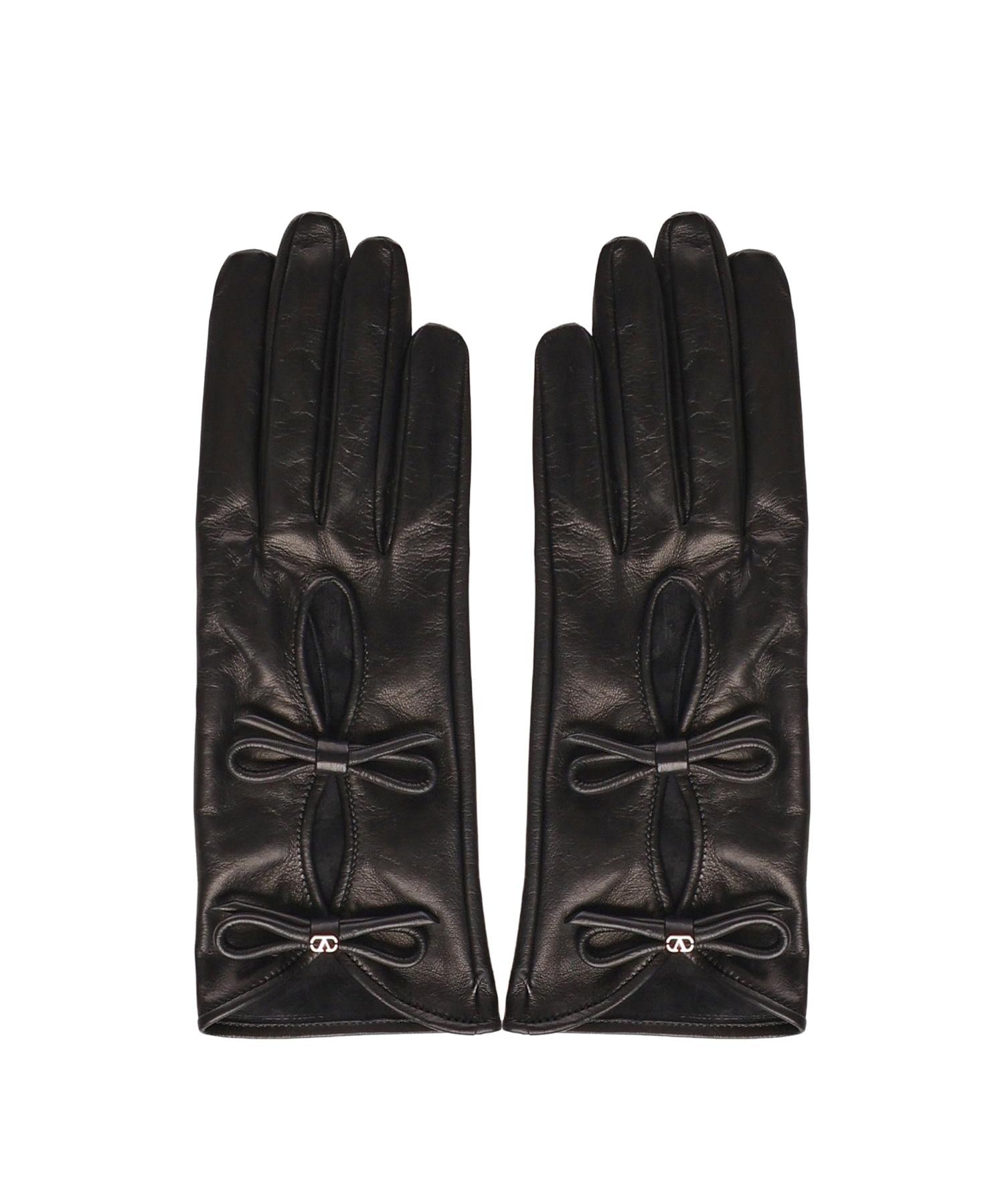 Guanti VLogo Signature in nappa con fiocchi 7W0GDA42 CZVFV0 VALENTINO GARAVANI 
