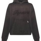 Felpa con cappuccio nera vintage<BR/> MLM100160 17 REPRESENT 