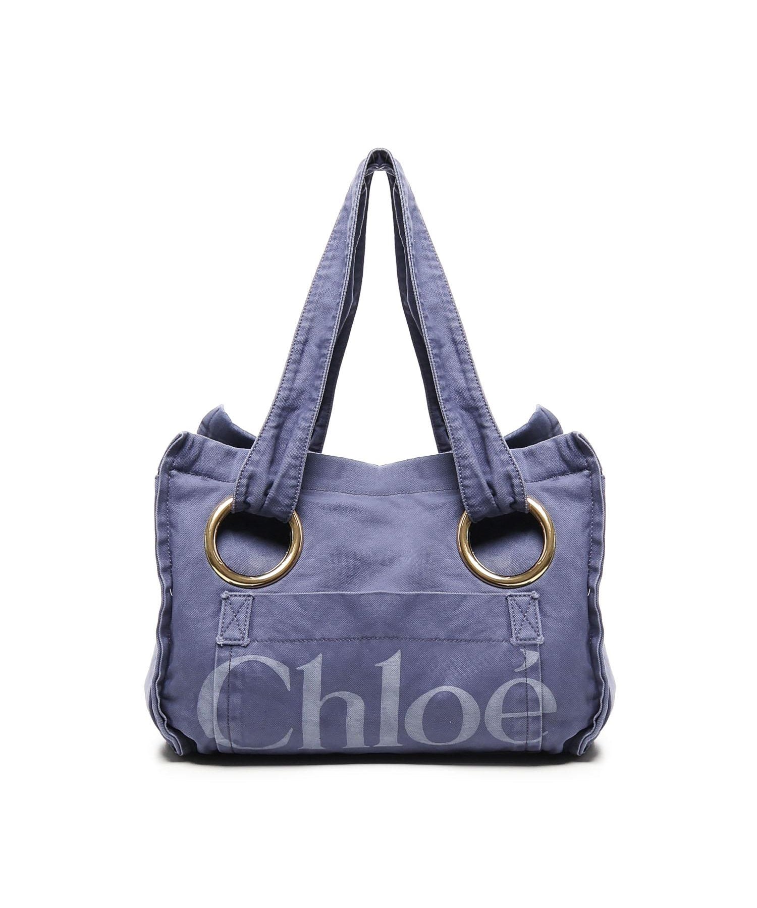 Tote bag Plage in cotone CHC25AS546P10 48B CHLOÉ 