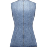 Top in denim 115167 1321 ROTATE 