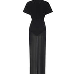 Abito polo in misto lana AA9R3053K175C 995 ALAIA 