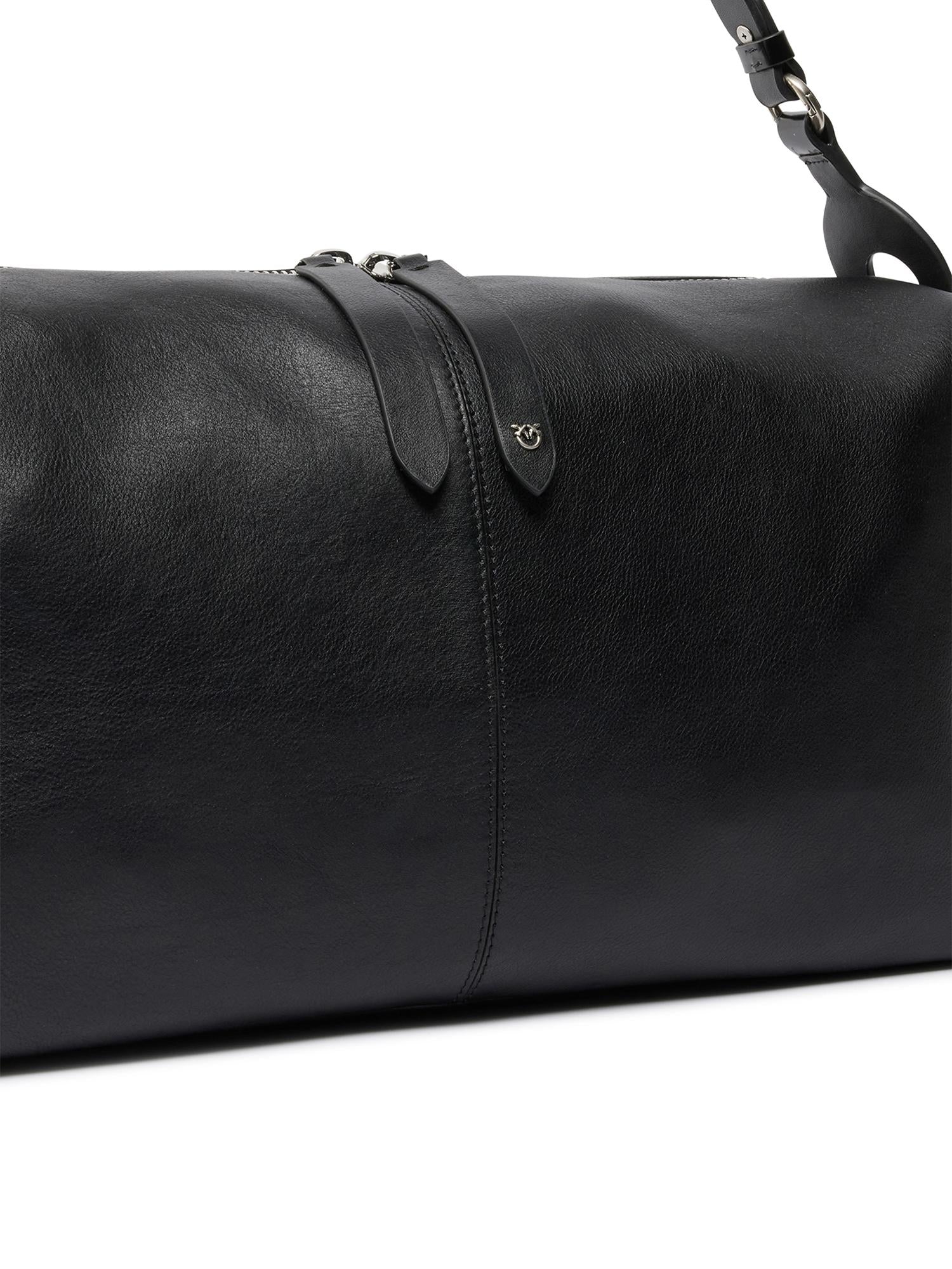 Borsa a spalla grande Keeper Bag in pelle 106678 A2JGZ99O PINKO 