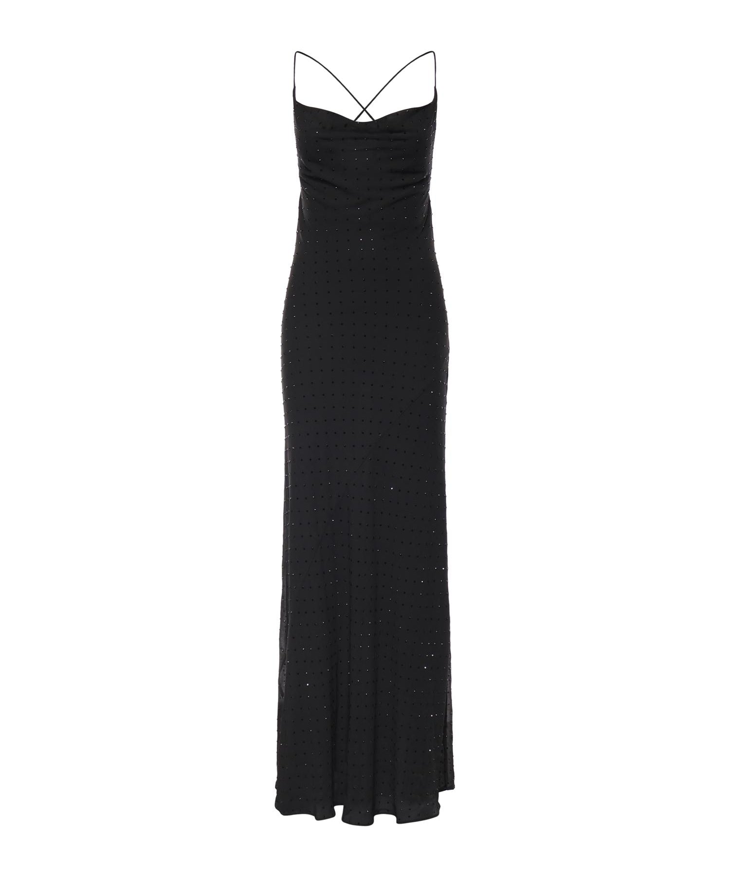 Abito slipdress lungo con strass 106299 A32XZ99 PINKO 