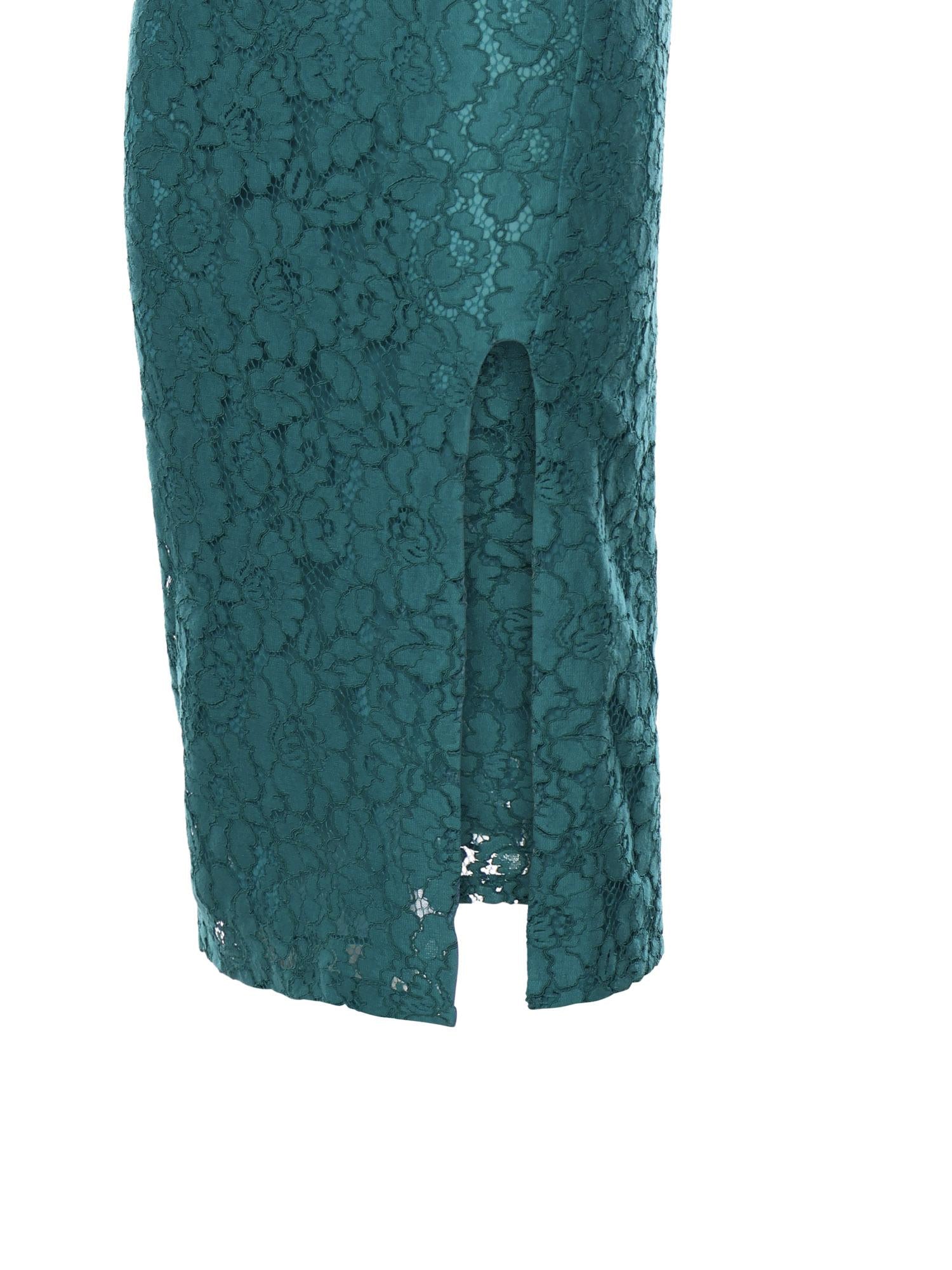 Abito in pizzo floreale 106588 A330V76 PINKO 