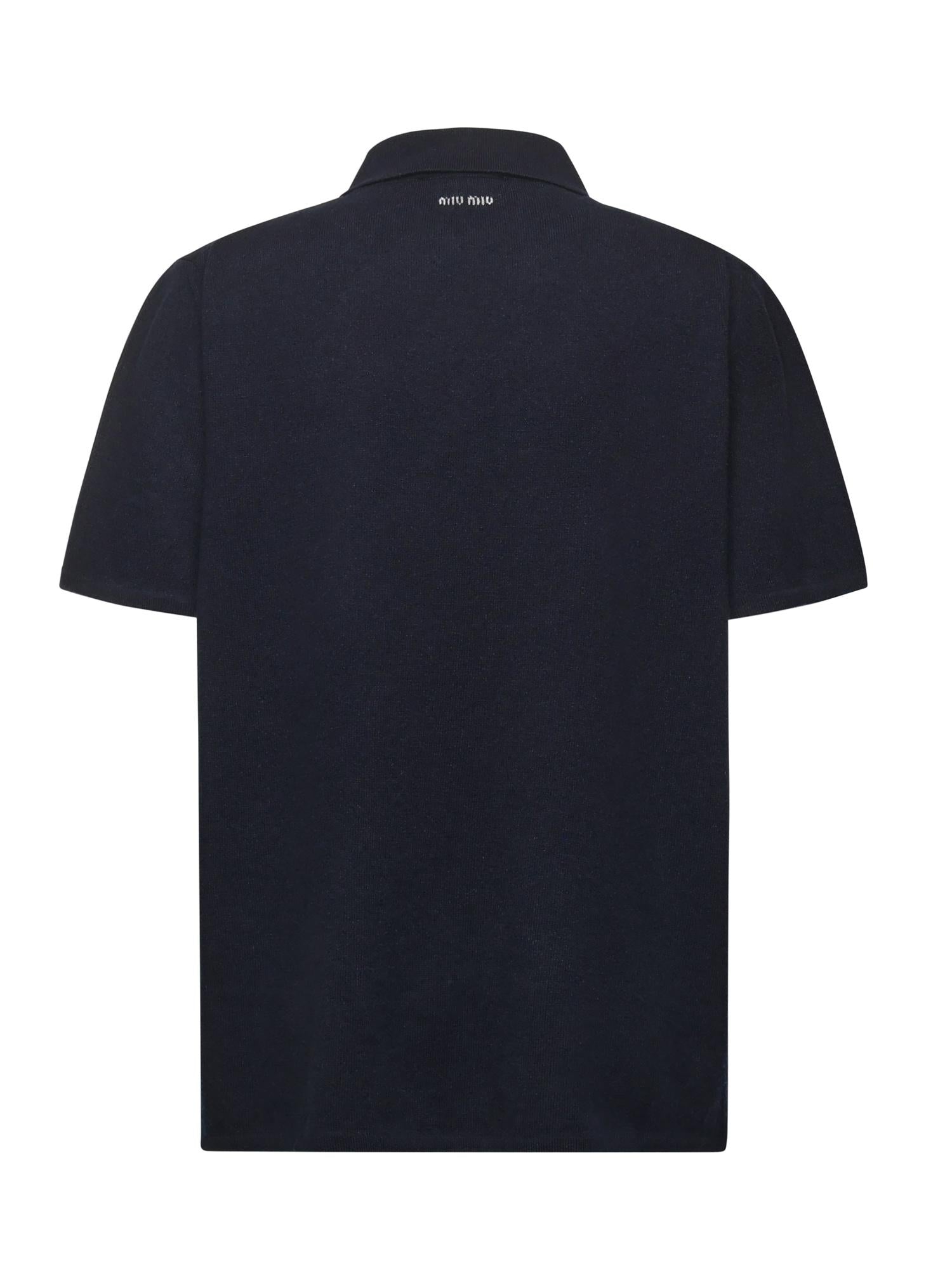 Polo in cashmere MML00X 18A9F0008 MIU MIU 