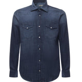 CamiciaTexas in denim di cotone SCC0001SH45350300D  SARTORIO NAPOLI 