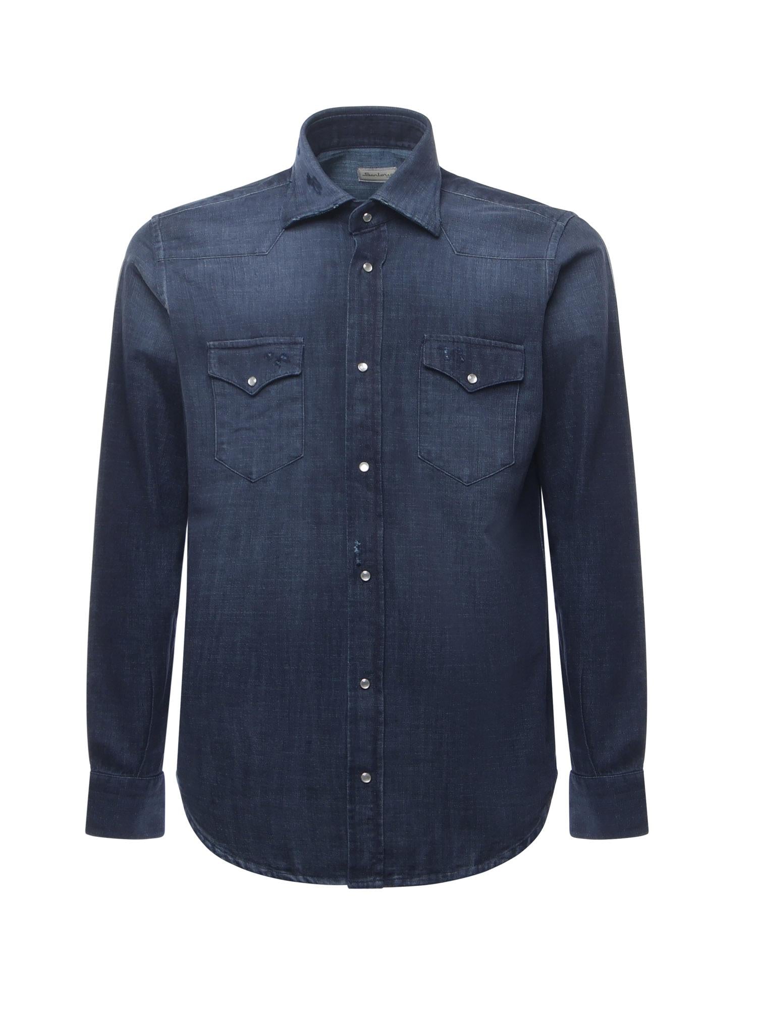CamiciaTexas in denim di cotone SCC0001SH45350300D  SARTORIO NAPOLI 