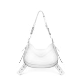 Borsa a spalla Y2K.002 FBBP70002 -BIANCO/NIKEL BIASIA 