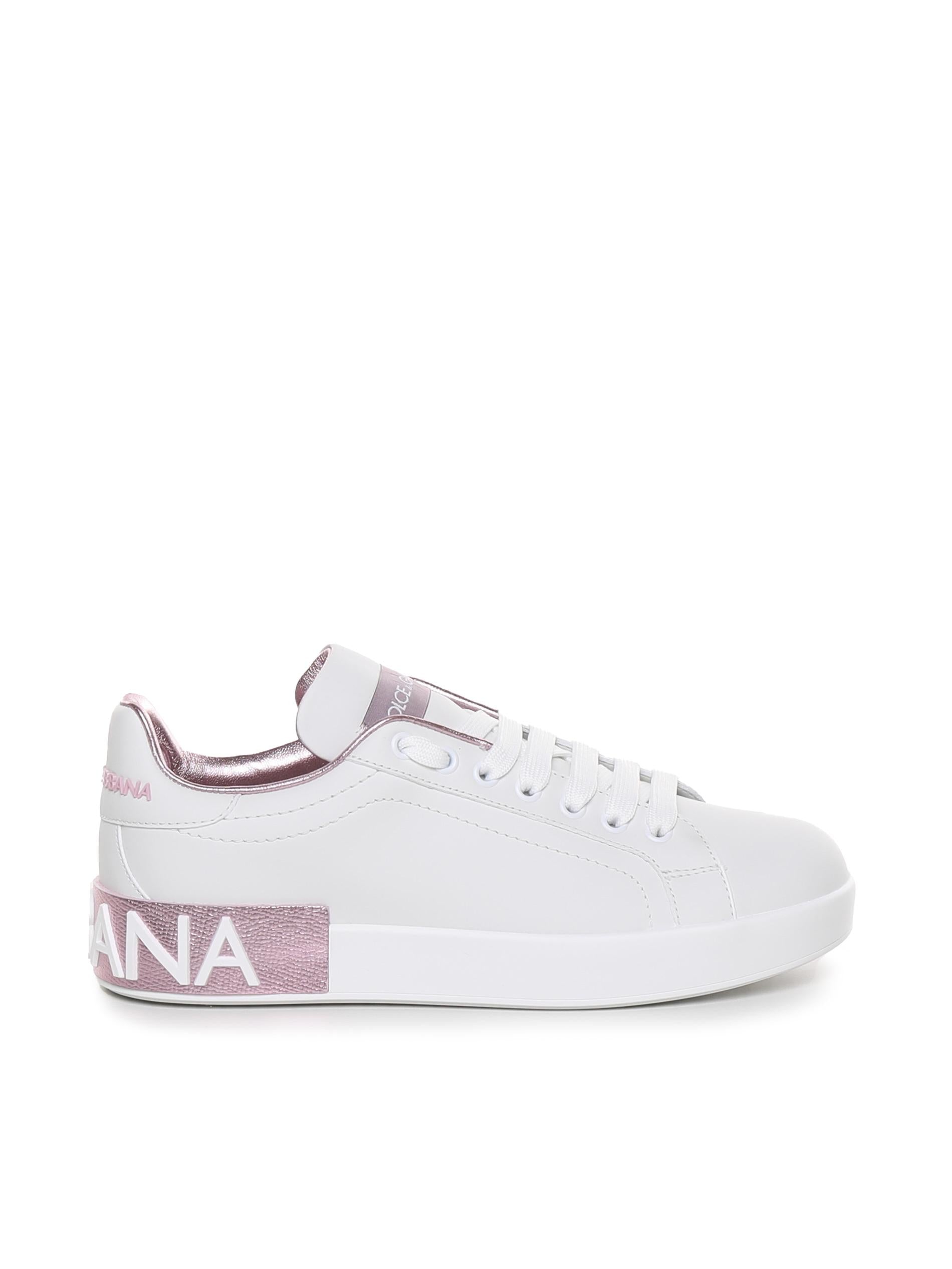 Sneakers Portofino in pelle di vitello CK1544 AX61587587 DOLCE & GABBANA 