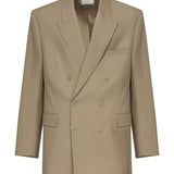 Giacca doppiopetto in lana 816394 Y405W7557 SAINT LAURENT 
