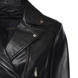 Giacca chiodo stile biker in nappa 106247 A32IZ99 PINKO 