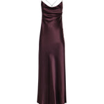 Abito slipdress lungo in satin 106587 A1Y5R57 PINKO 