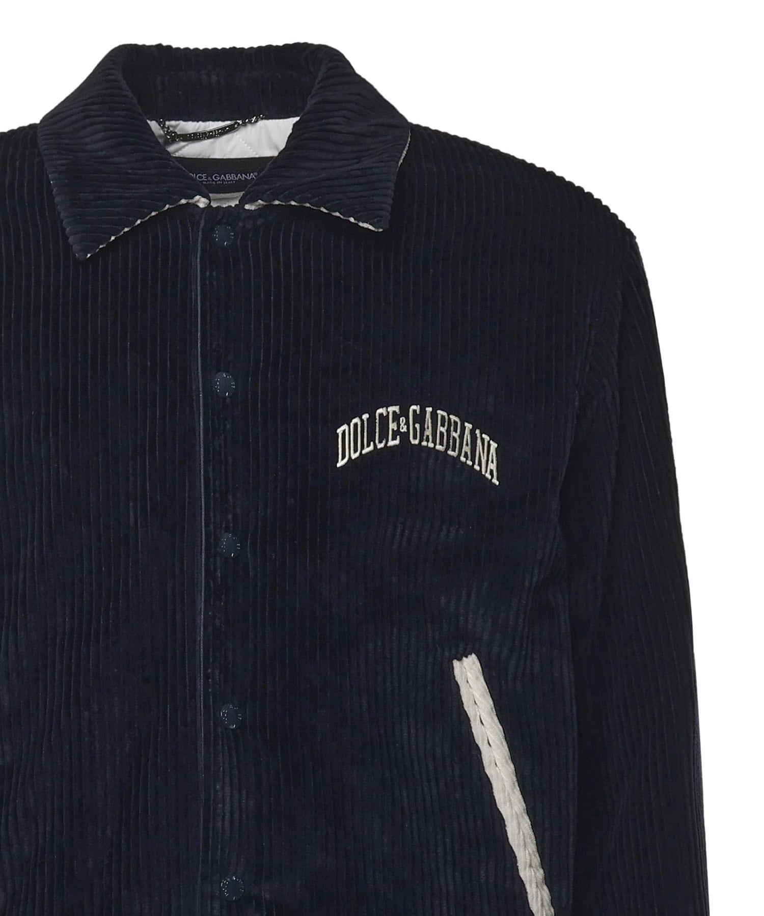 Bomber in velluto a coste G9BPXZ FUVLIB0665 DOLCE & GABBANA 