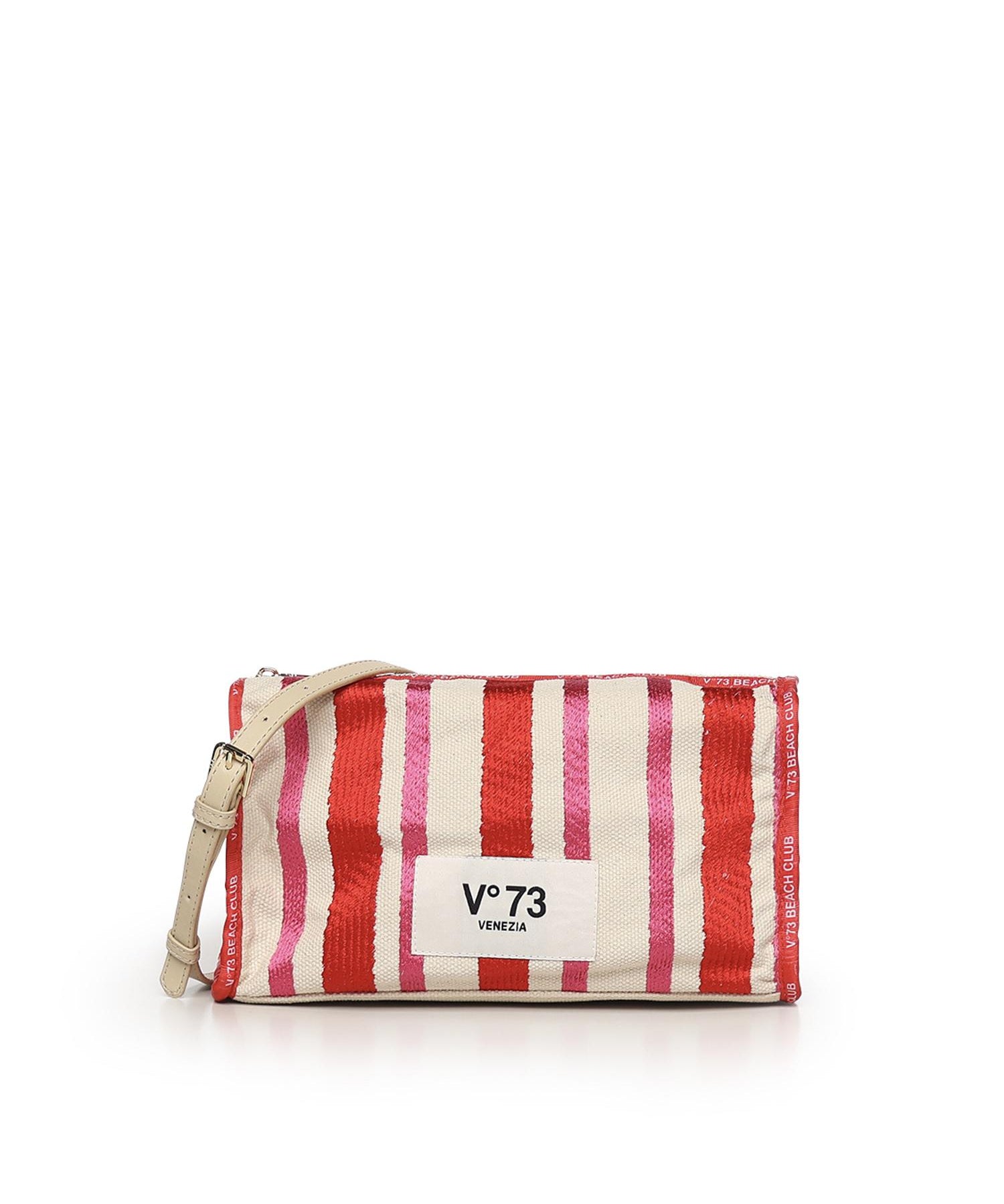 Clutch con logo 73BS9MV04R ILENEROSSO/MULTICOLOR V° 73 