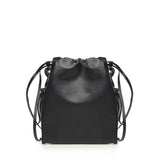 Borsa a spalla Mini Slouchy Bag in pelle con logo 105362 A0QOZ99Q PINKO 