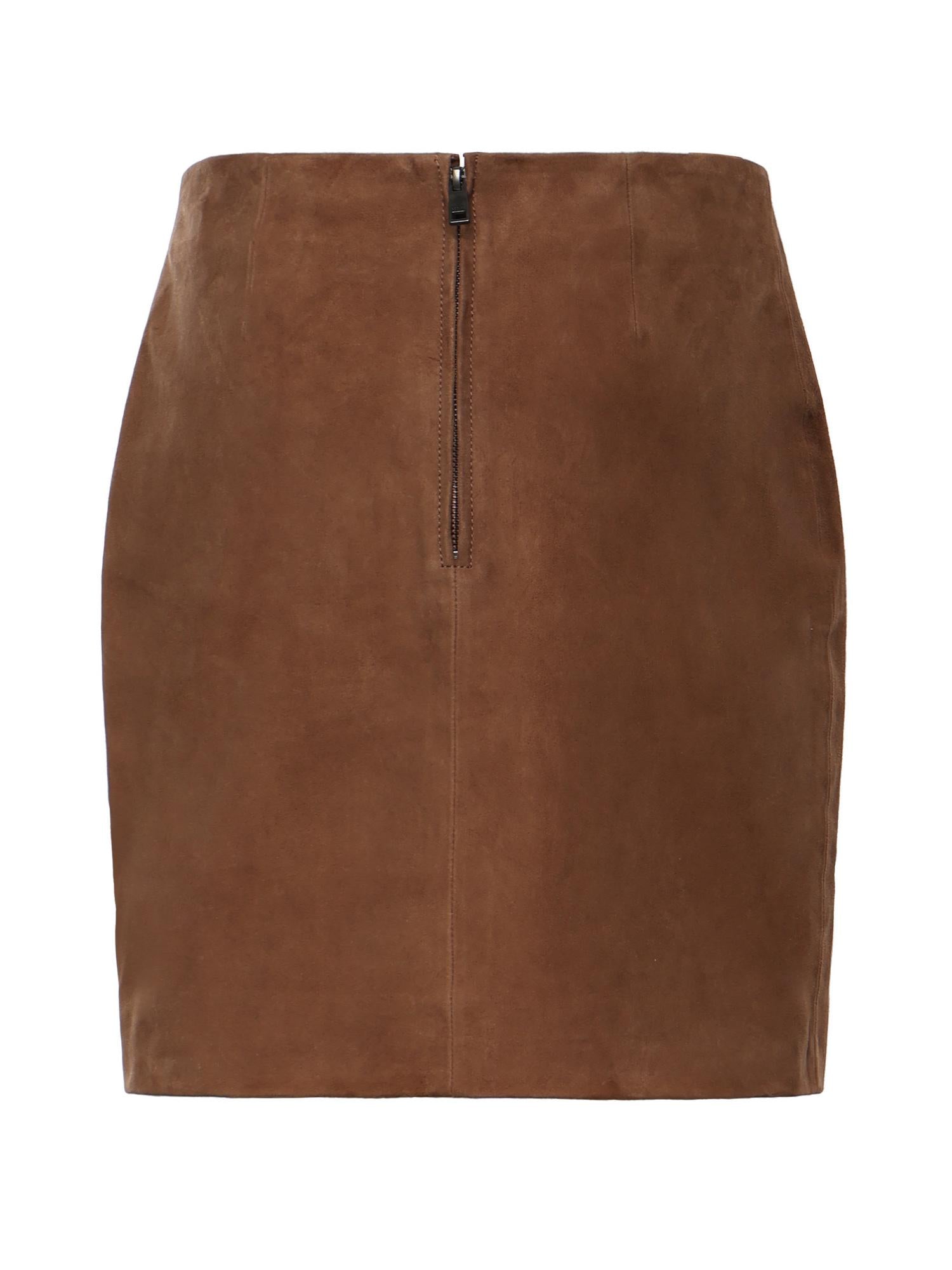 Minigonna in suede 115592 249 ROTATE 
