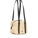 Borsa a tracolla Cubic Bag in rafia 106465 A391C24Q PINKO 