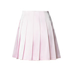 Minigonna in satin con pieghe AW24060SK P SELF-PORTRAIT 
