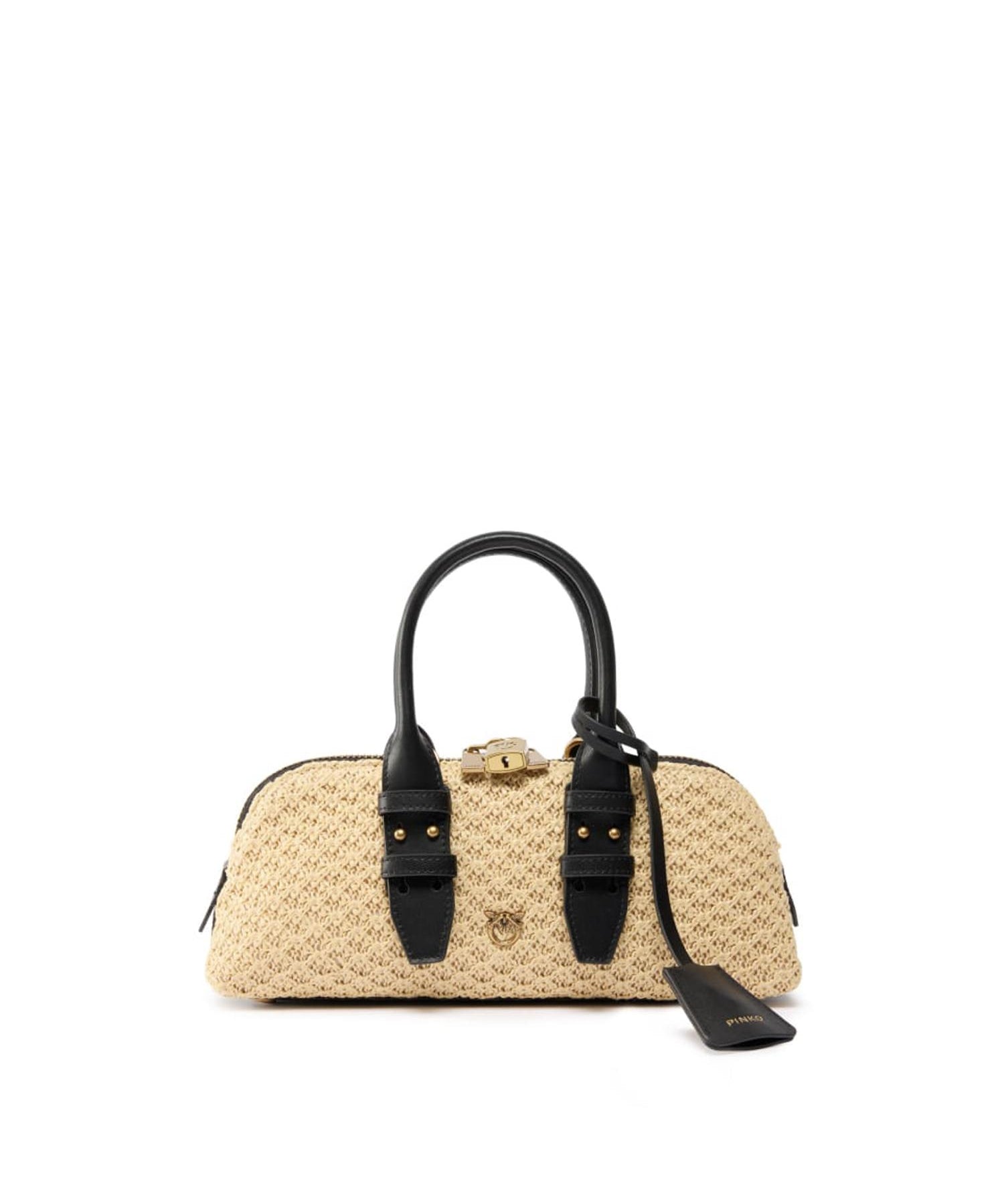 Borsa a mano Escape Bag Horizontal in rafia 105334 A1RLC24Q PINKO 