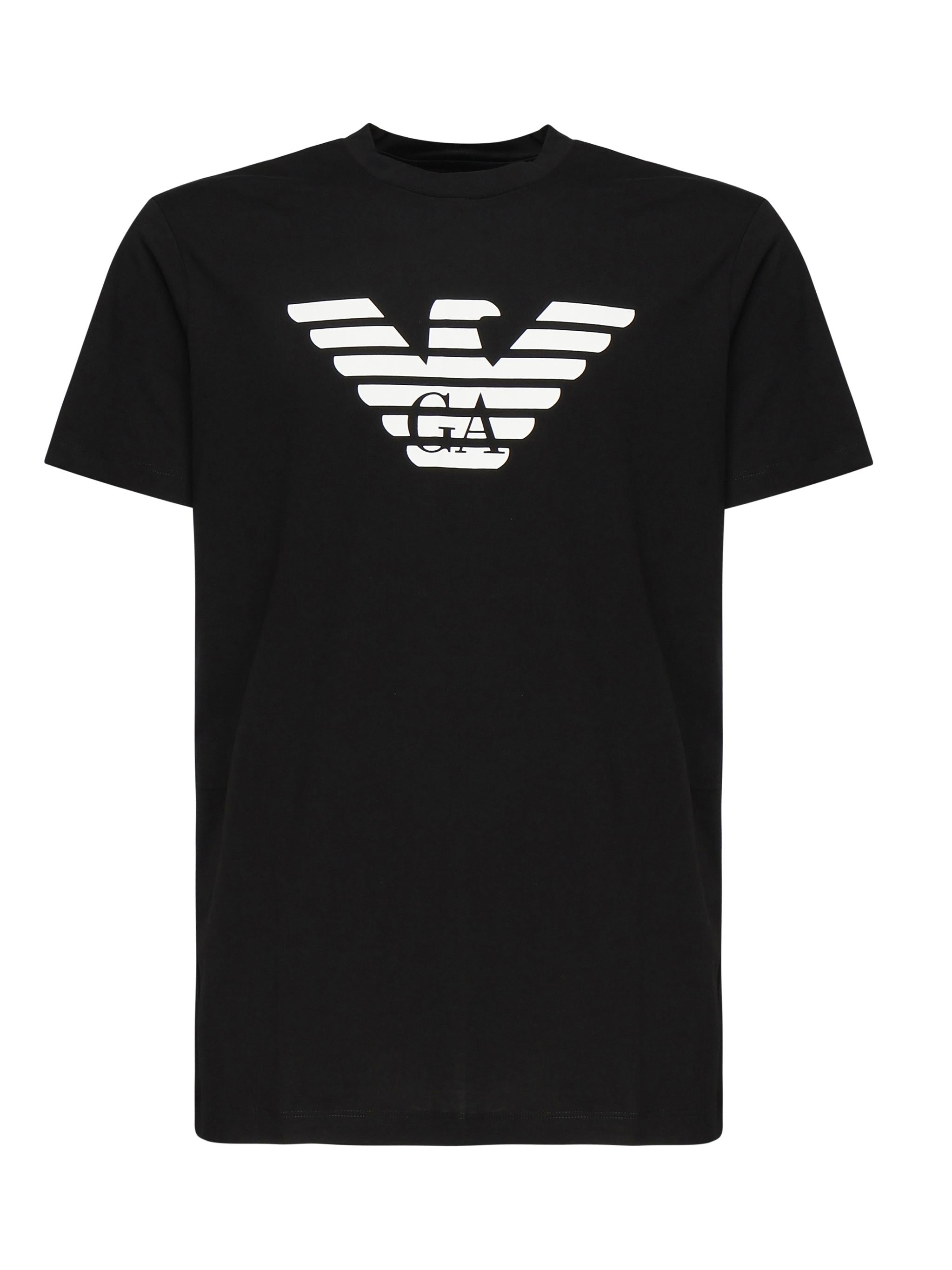 T-shirt in jersey con stampa logo 8N1TN5 1JPZZ0022 EMPORIO ARMANI 