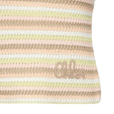 Canotta cropped con logo ricamato CHC25AMH02555 3ZA CHLOÉ 