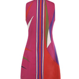 Abito a trapezio con stampa hawaiana 5URG42 5U849030 PUCCI 