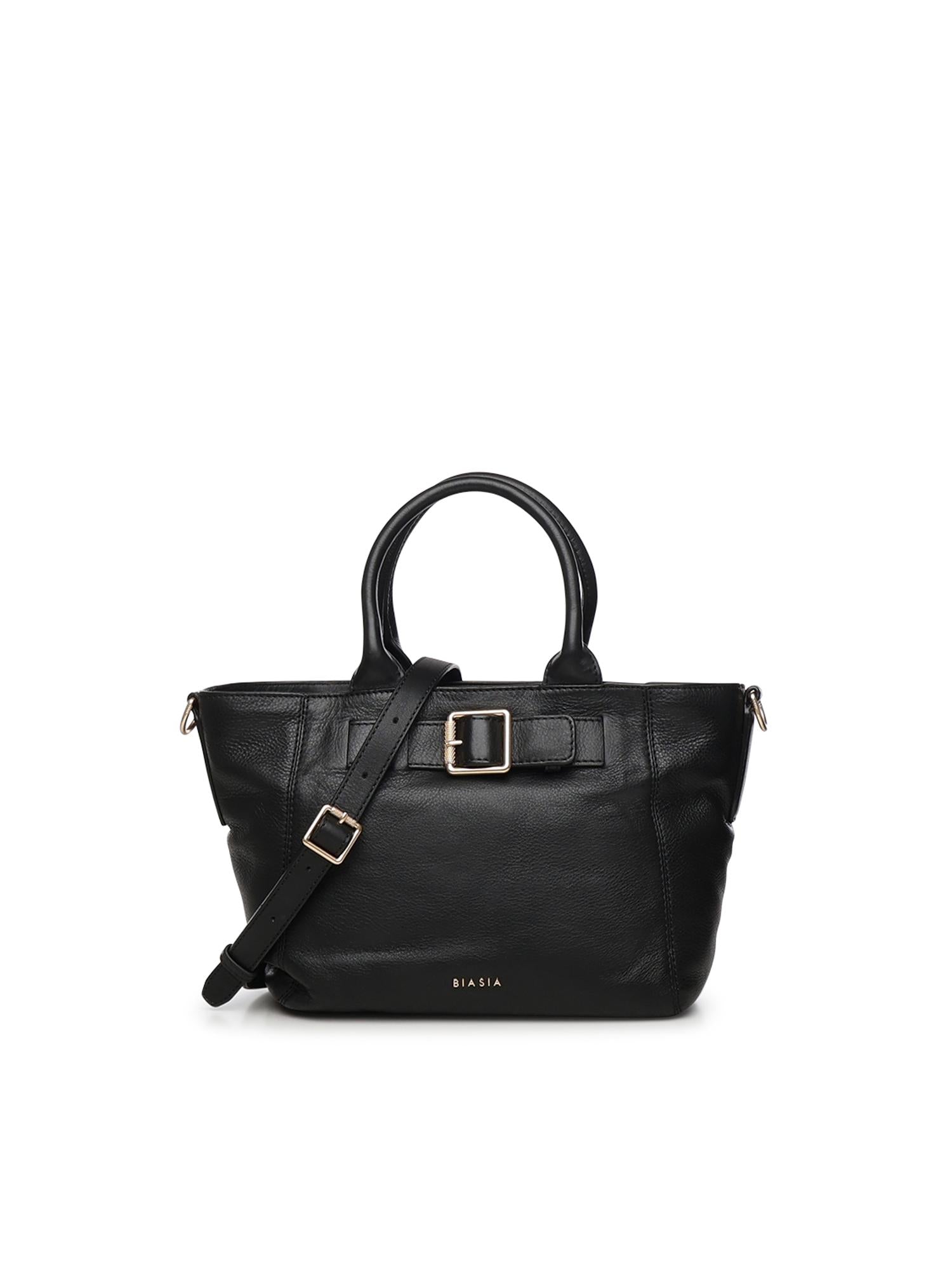 Borsa a mano in pelle BIBP9EC02 NERO BIASIA 