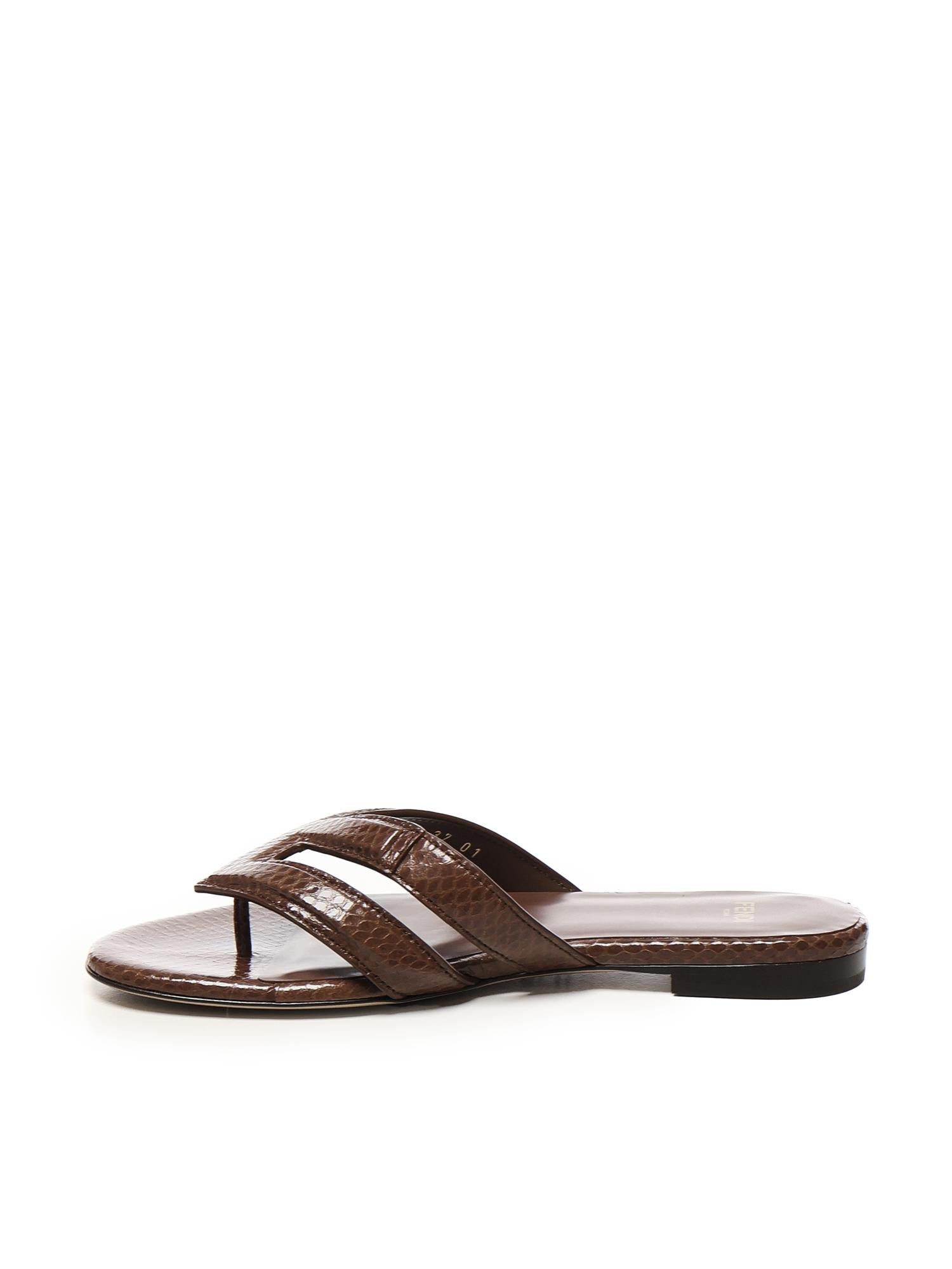 Infradito flatform Fendi Fling 8Y8712 AUEEF1T31 FENDI 