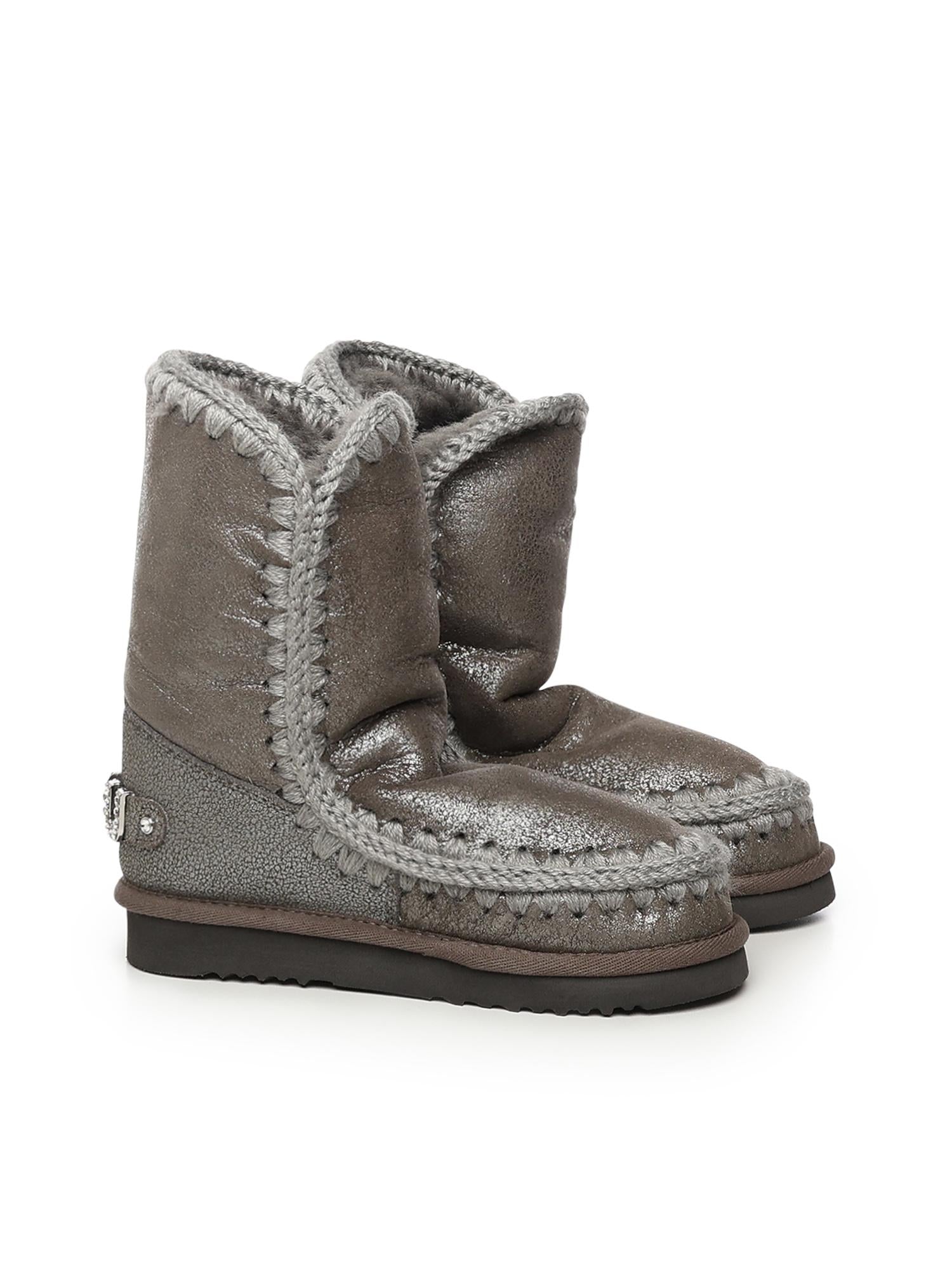 Stivali Eskimo 18 rhinestones logo MUFW101037B DUIRO MOU 