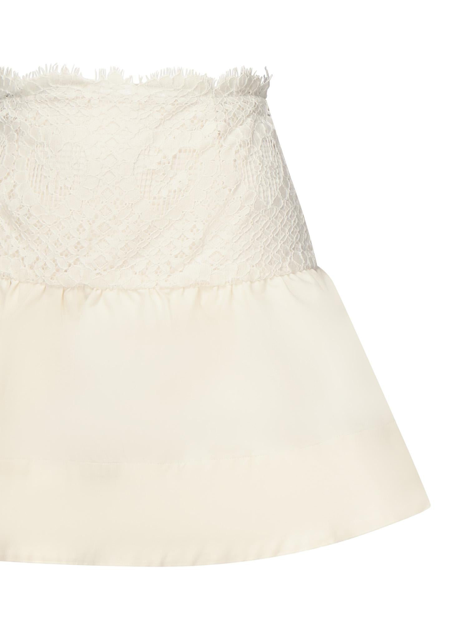 Minigonna Doily Lace CBS1995 CREAM FOR LOVE & LEMONS 