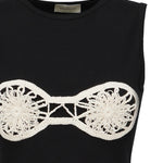 Canotta con reggiseno all'uncinetto 1715240000015  MAGDA BUTRYM 
