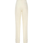 Pantaloni Nathalie in misto lino TM150407A TNL009PALE YELLOW THE ANDAMANE 