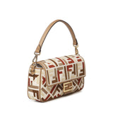 Borsa Baguette in canvas FF Jacquard 8BR600 AYDFF1TVK FENDI 