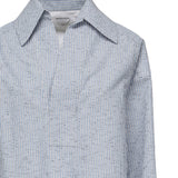 Camicia a righe in cotone e lino 819968 V5CW04028 BOTTEGA VENETA 