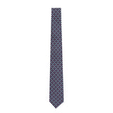 Cravatta in seta stampa Golf 351280 784519001 FERRAGAMO 