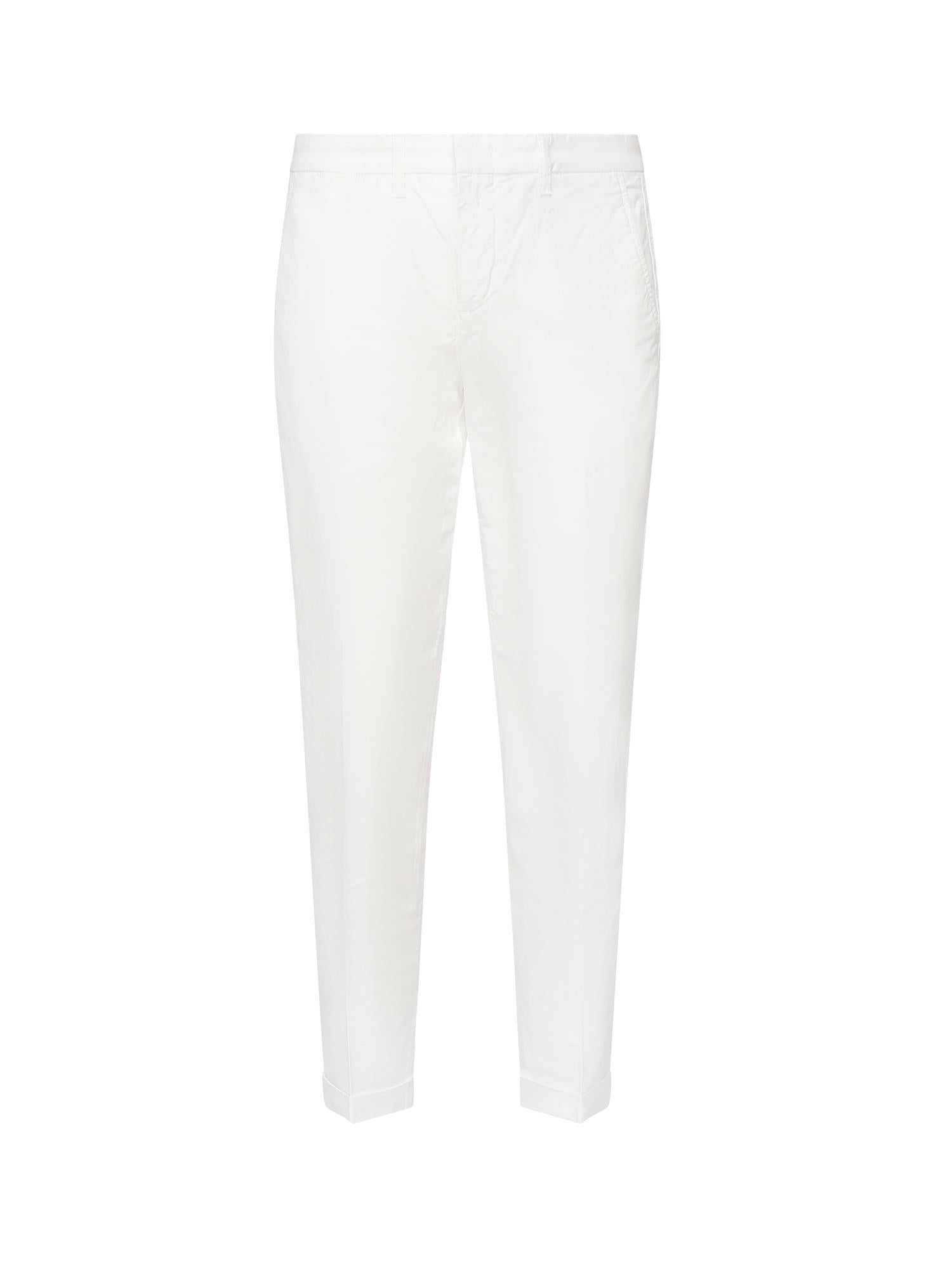 Pantalone Capri in gabardine di cotone NTM8650187GUR B001 FAY 