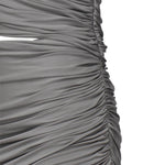 Abito midi cut-out asimmetrico AA9R1330J050B 859 ALAIA 