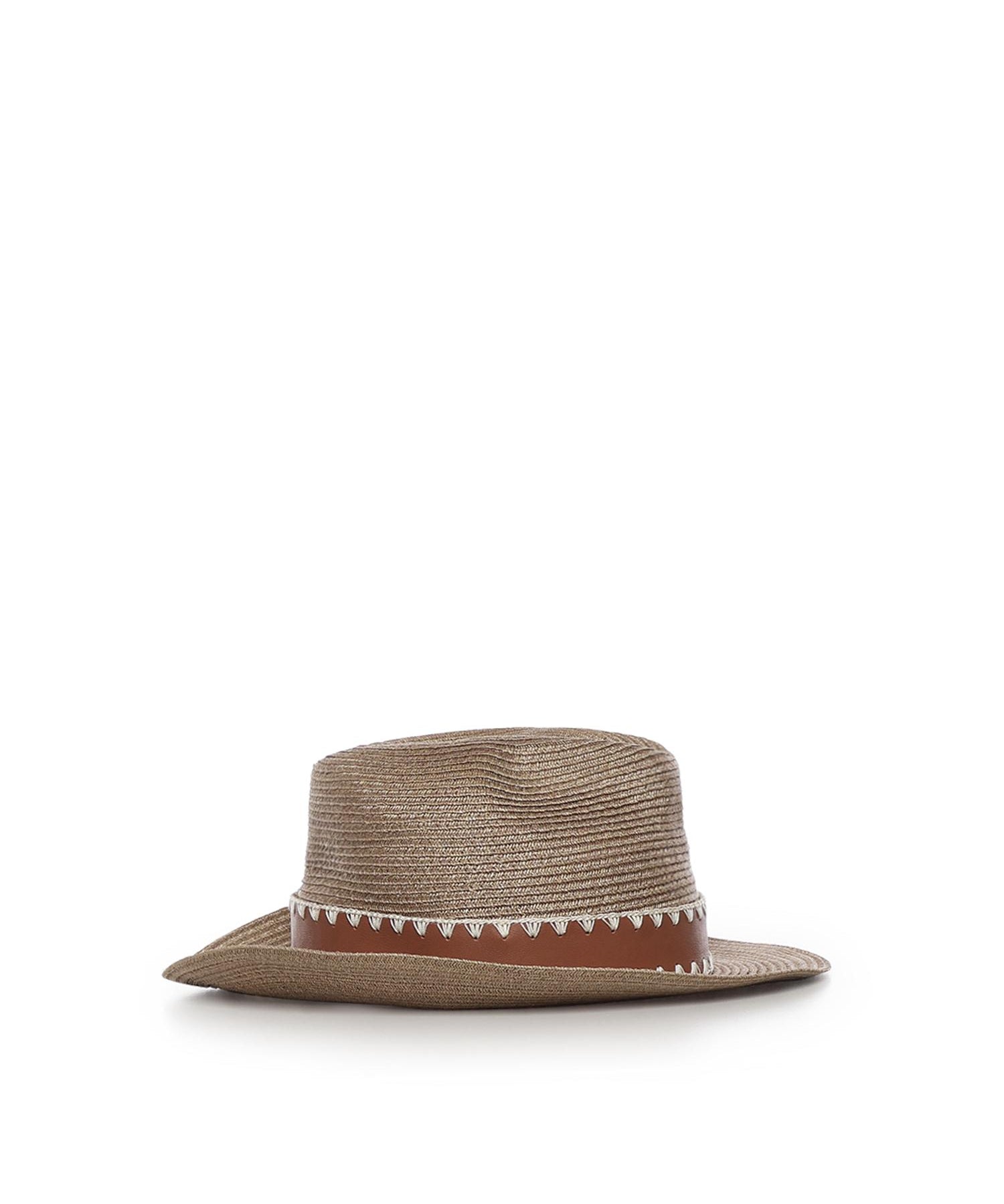 Cappello in abaca M77CPLM12TES0M118 03 ELEVENTY 